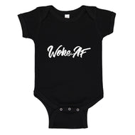 Baby Onesie Woke AF 100% Cotton Infant Bodysuit