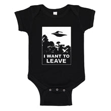 Baby Onesie I Want to Leave 100% Cotton Infant Bodysuit