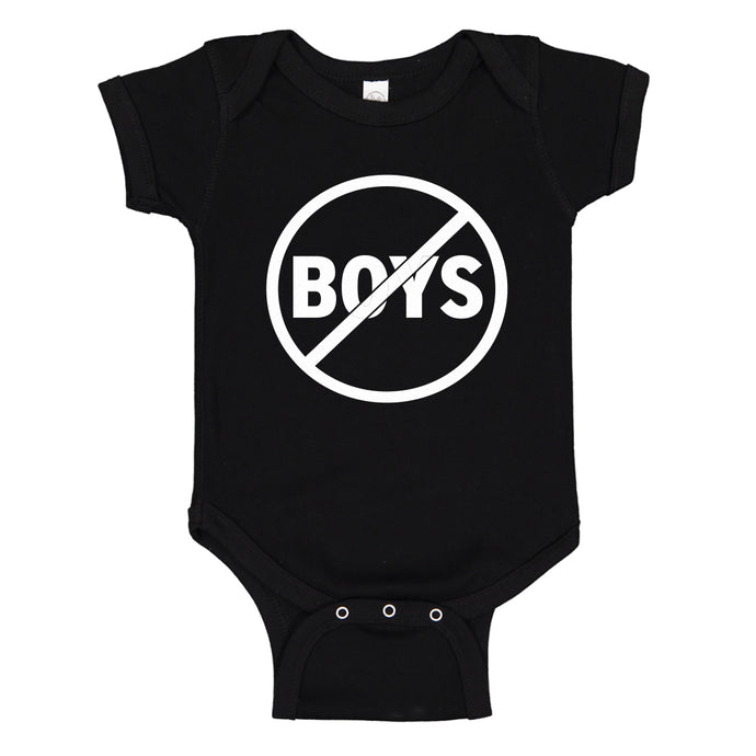 Baby Onesie No Boys 100% Cotton Infant Bodysuit