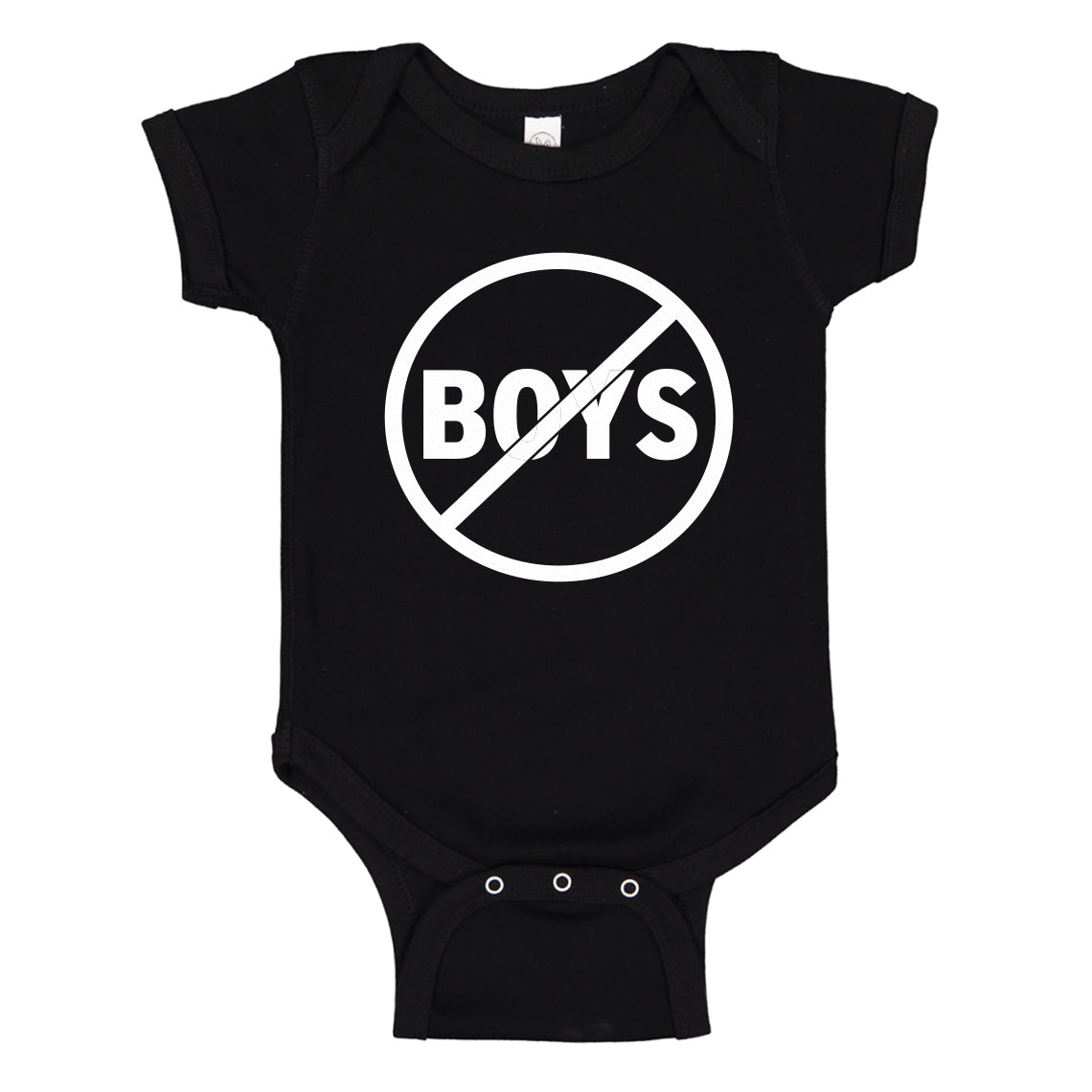 Baby Onesie No Boys 100% Cotton Infant Bodysuit