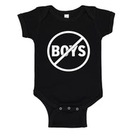 Baby Onesie No Boys 100% Cotton Infant Bodysuit