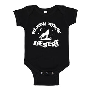Baby Onesie Black Rock Desert 100% Cotton Infant Bodysuit