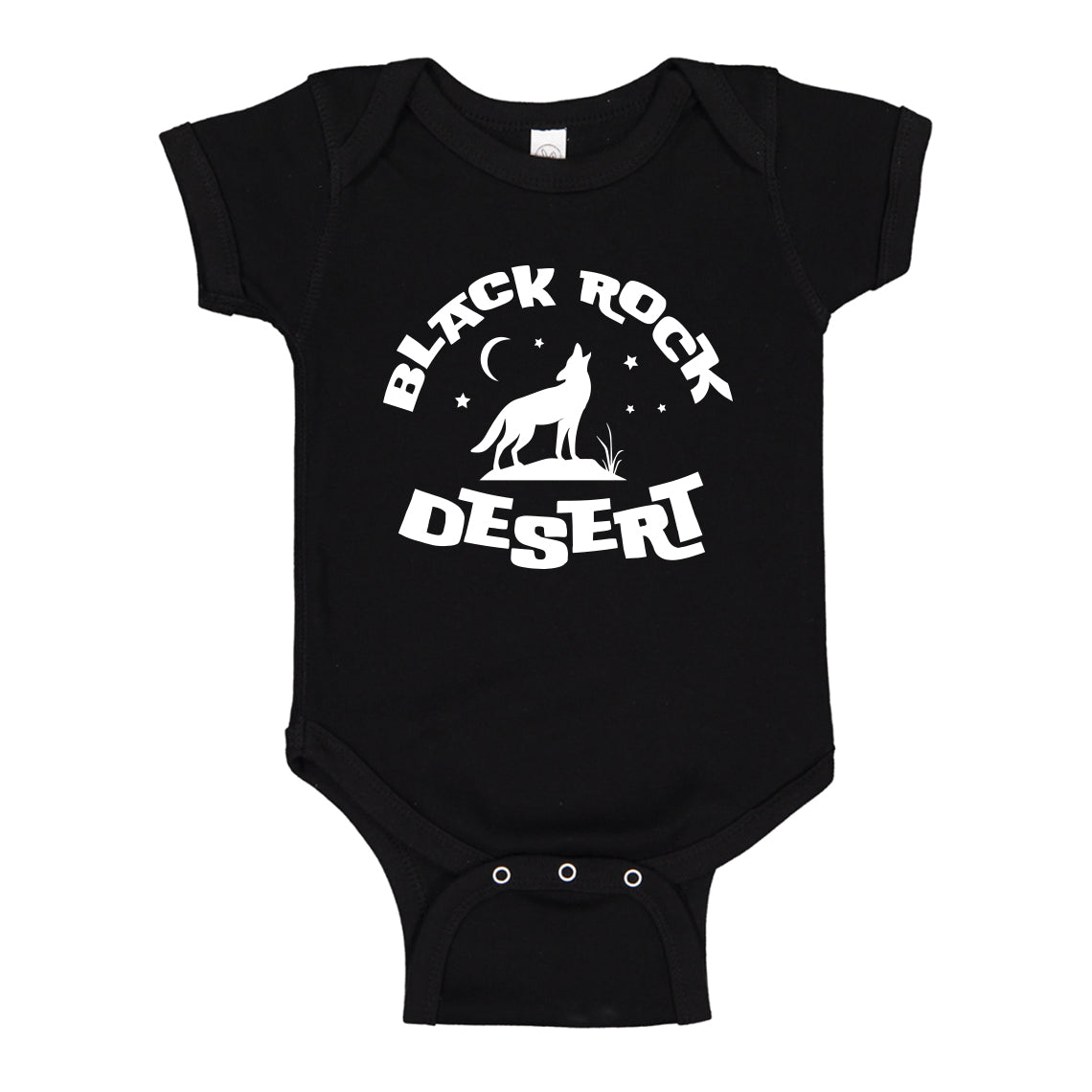 Baby Onesie Black Rock Desert 100% Cotton Infant Bodysuit