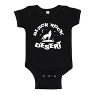 Baby Onesie Black Rock Desert 100% Cotton Infant Bodysuit