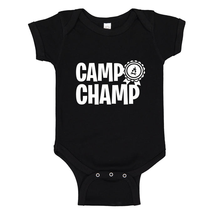 Baby Onesie Camp Champ 100% Cotton Infant Bodysuit