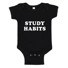 Baby Onesie Study Habits 100% Cotton Infant Bodysuit