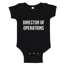 Baby Onesie Director of Operations 100% Cotton Infant Bodysuit