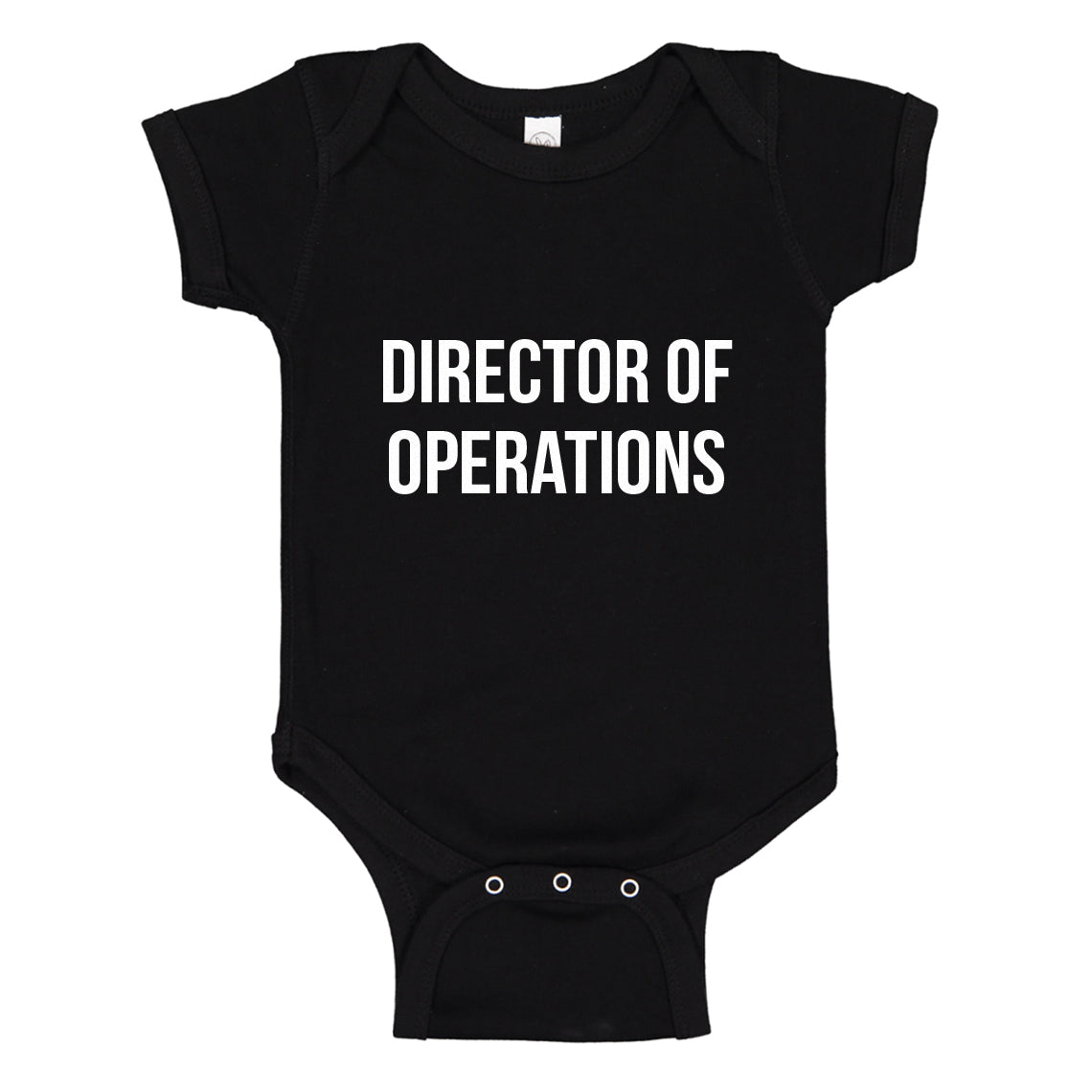 Baby Onesie Director of Operations 100% Cotton Infant Bodysuit