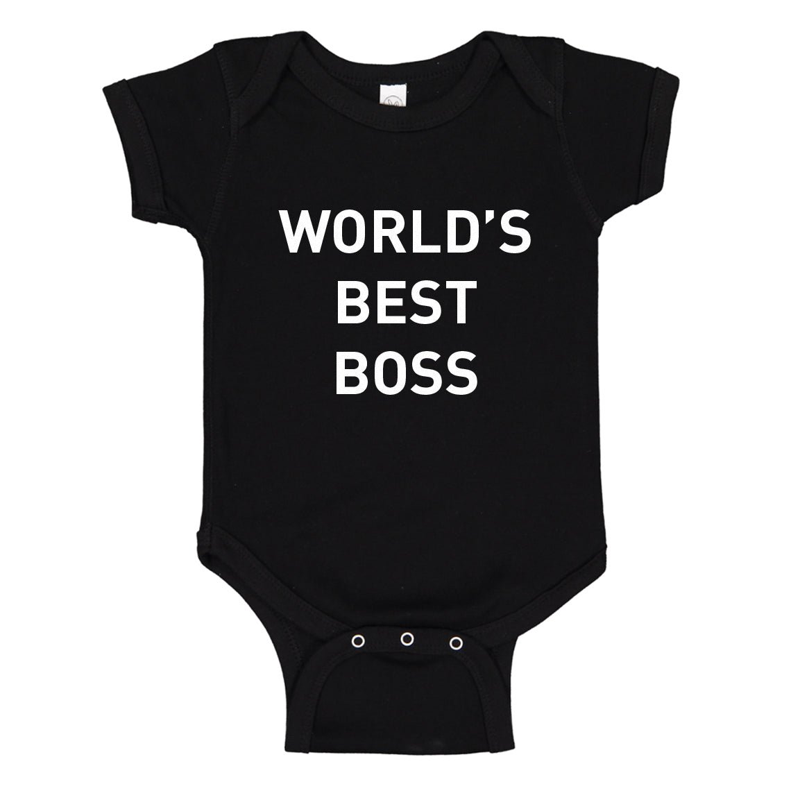 Baby Onesie World's Best Boss 100% Cotton Infant Bodysuit