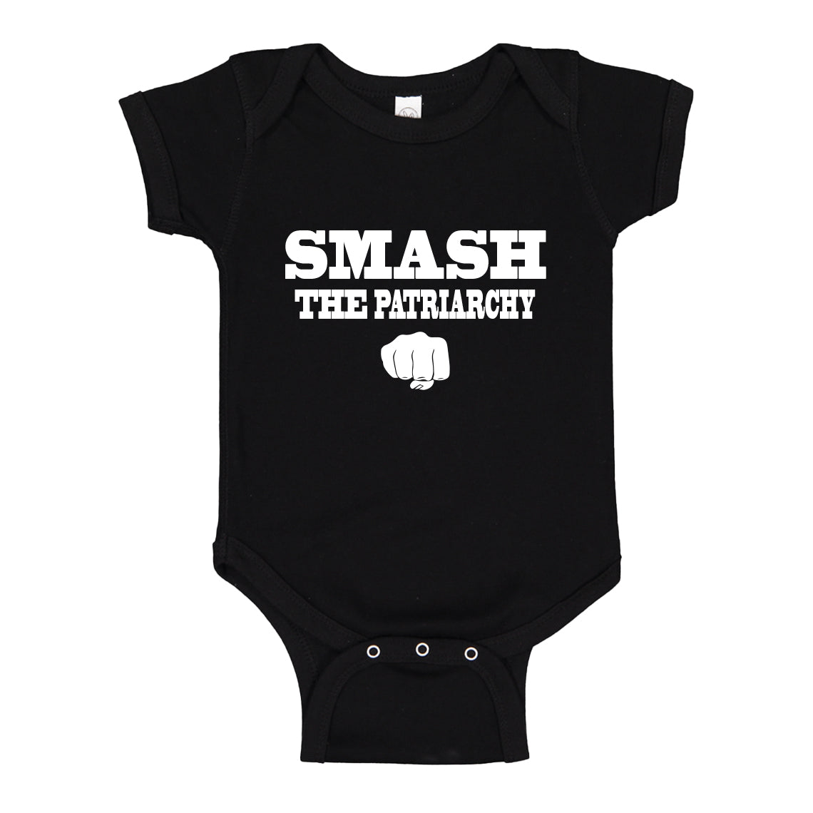 Baby Onesie Smash the Patriarchy 100% Cotton Infant Bodysuit