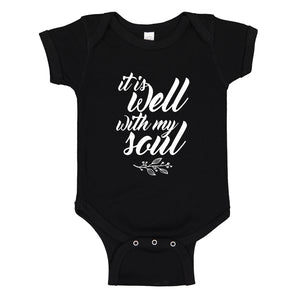 Baby Onesie It is Well with My Soul 100% Cotton Infant Bodysuit