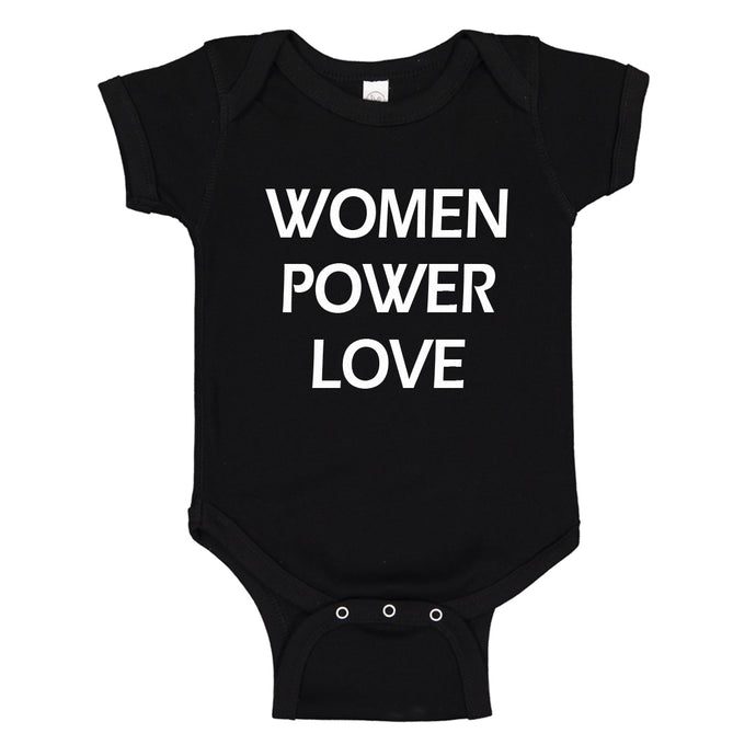 Baby Onesie Women Power Love 100% Cotton Infant Bodysuit