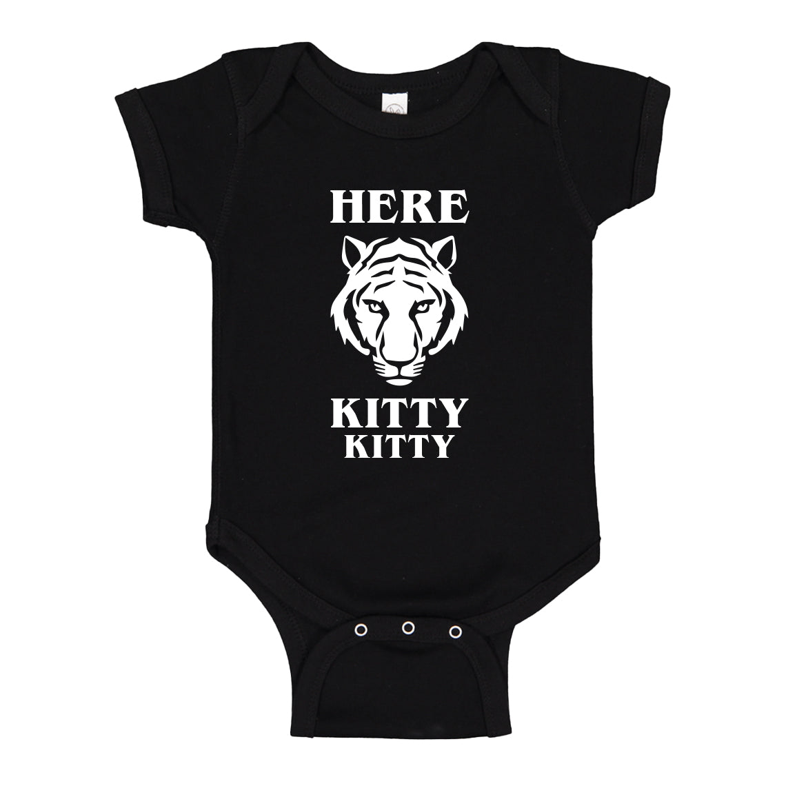 Baby Onesie Here Kitty Kitty 100% Cotton Infant Bodysuit