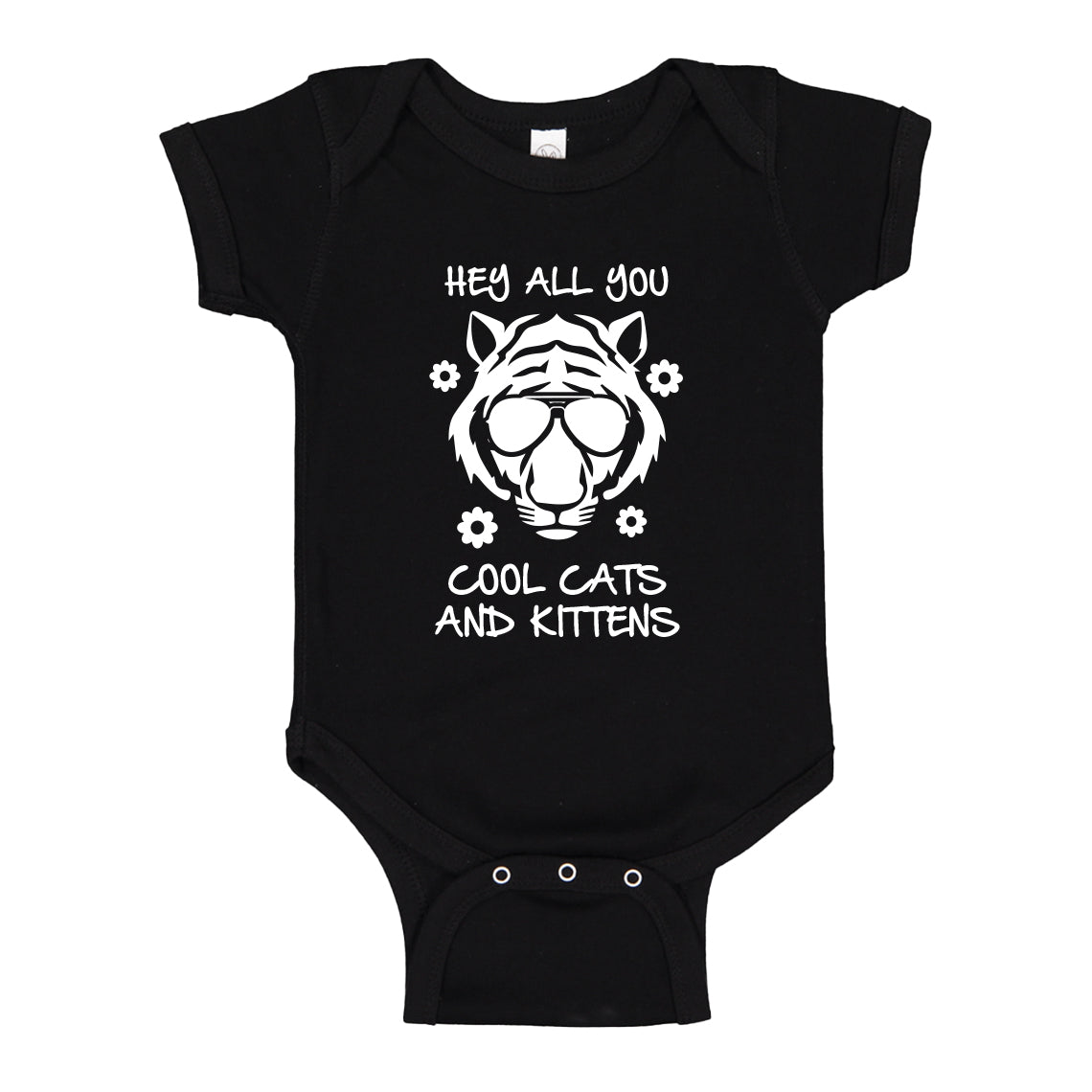 Baby Onesie Hey all you Cool Cats and Kittens 100% Cotton Infant Bodysuit