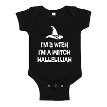 Baby Onesie Im a Witch Hallelujah 100% Cotton Infant Bodysuit