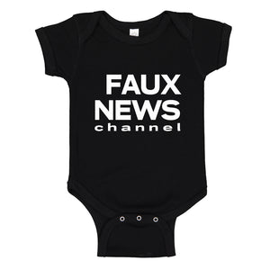 Baby Onesie Faux News 100% Cotton Infant Bodysuit