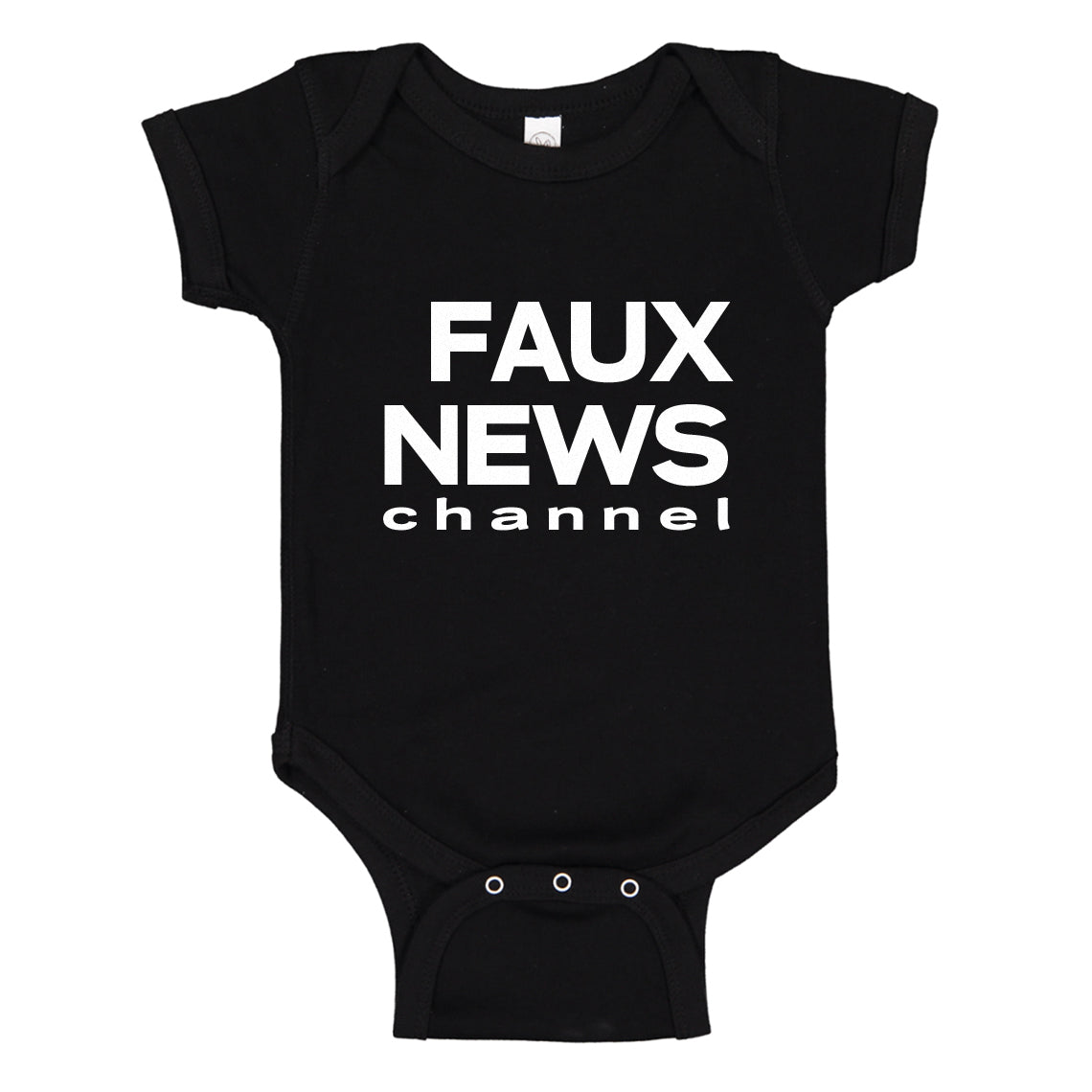 Baby Onesie Faux News 100% Cotton Infant Bodysuit