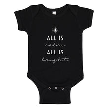 Baby Onesie All is Calm All is Bright 100% Cotton Infant Bodysuit