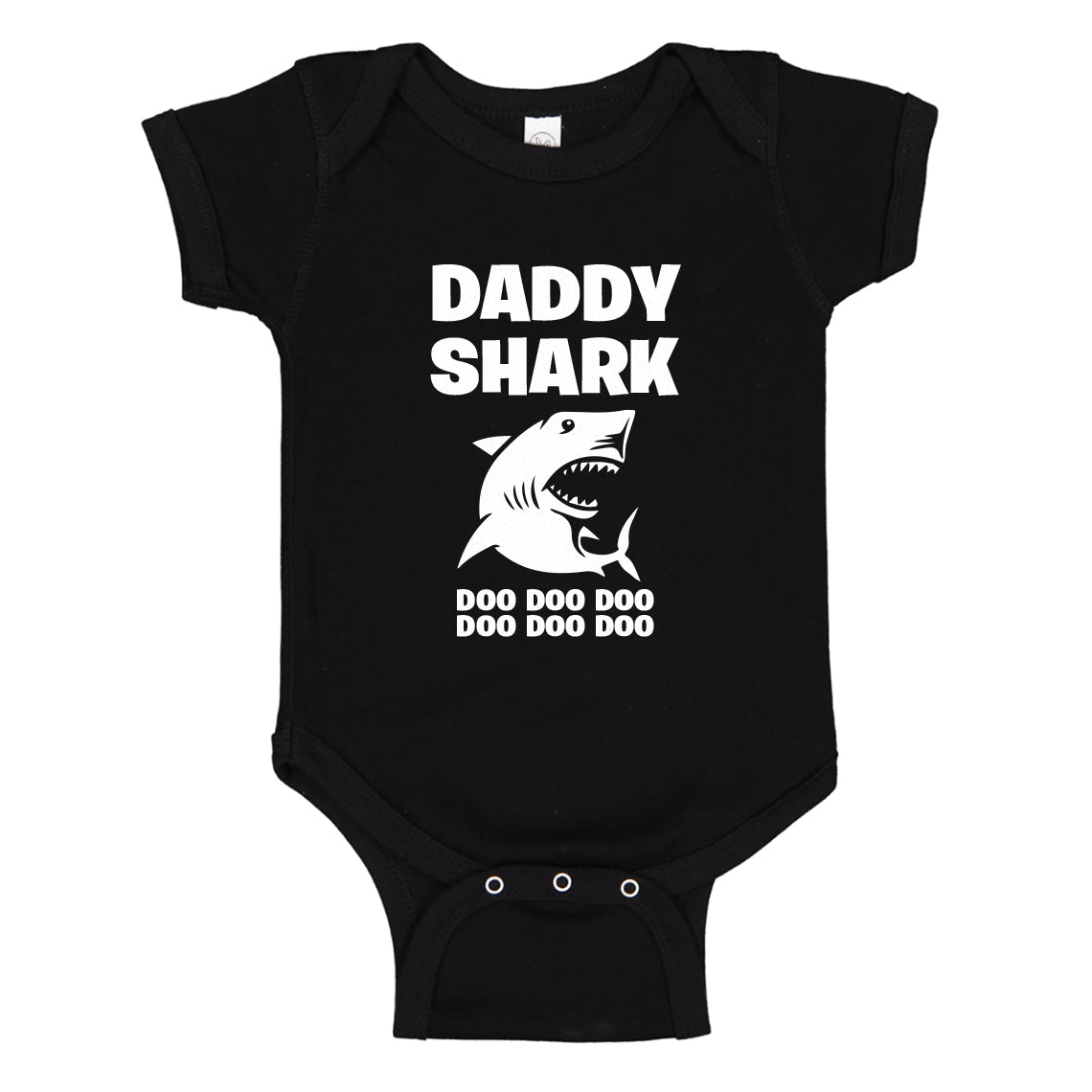 Baby Onesie Daddy Shark 100% Cotton Infant Bodysuit