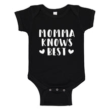 Baby Onesie Momma Knows Best 100% Cotton Infant Bodysuit