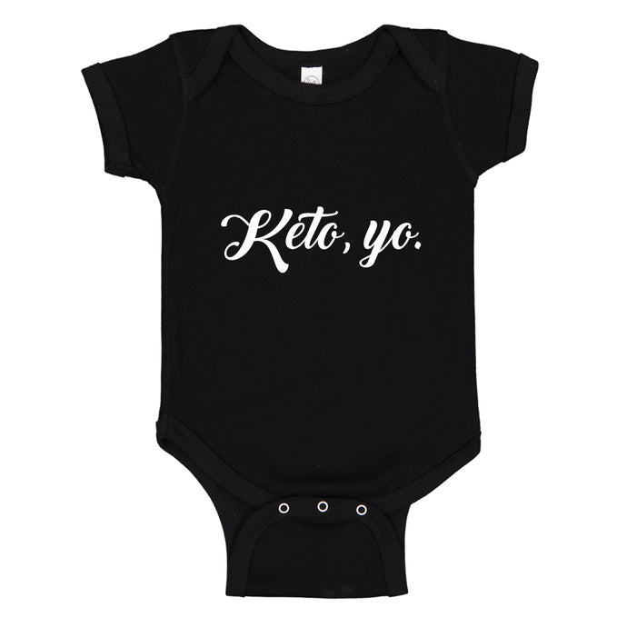 Baby Onesie Keto, Yo 100% Cotton Infant Bodysuit