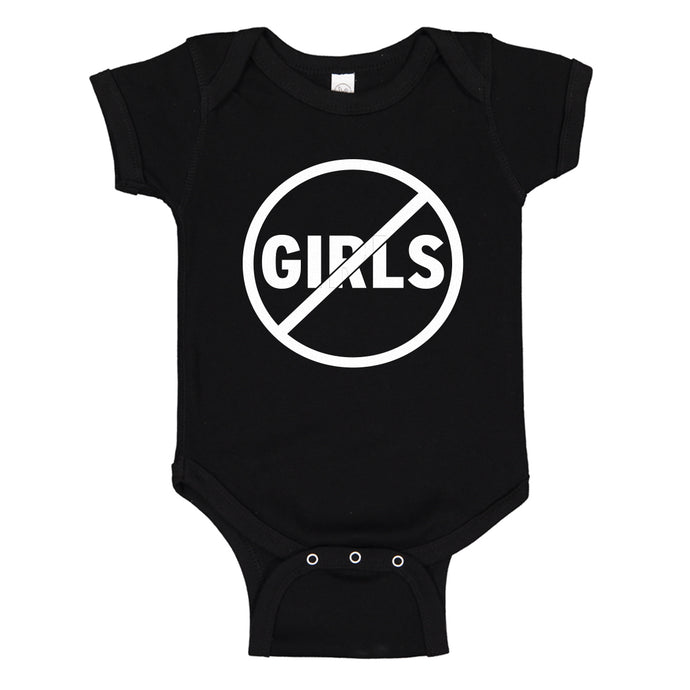 Baby Onesie No Girls 100% Cotton Infant Bodysuit
