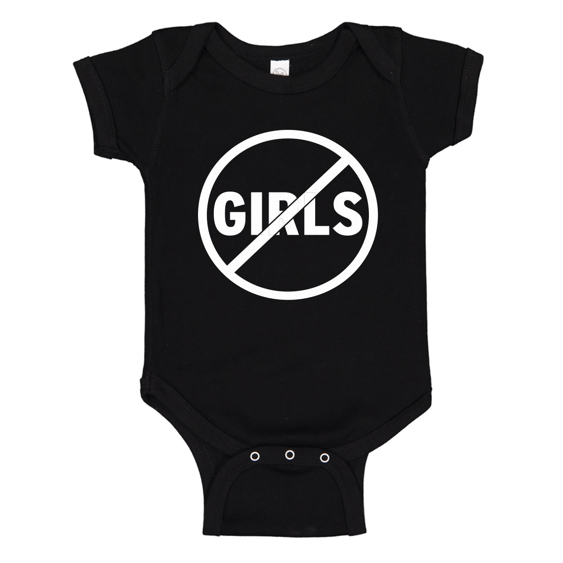 Baby Onesie No Girls 100% Cotton Infant Bodysuit