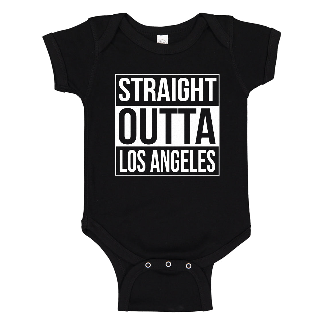 Baby Onesie Straight Outta Los Angeles 100% Cotton Infant Bodysuit