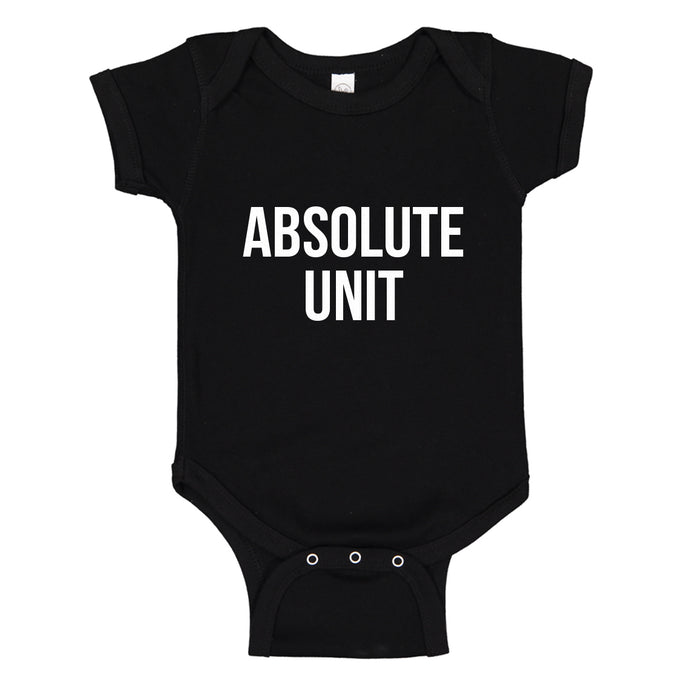 Baby Onesie Absolute Unit 100% Cotton Infant Bodysuit