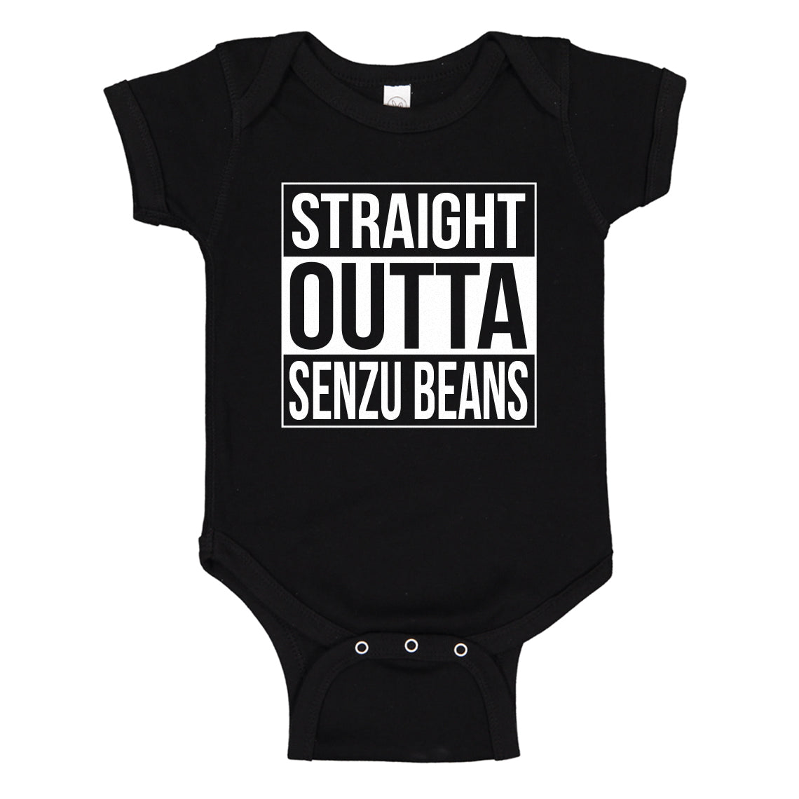 Baby Onesie Straight Outta Senzu Beans 100% Cotton Infant Bodysuit