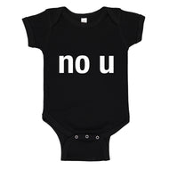 Baby Onesie No U 100% Cotton Infant Bodysuit