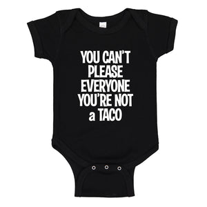 Baby Onesie Youre not a Taco 100% Cotton Infant Bodysuit