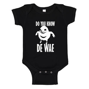 Baby Onesie Do You Know De Wae 100% Cotton Infant Bodysuit