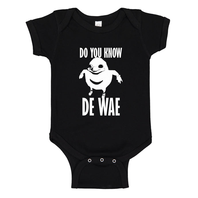 Baby Onesie Do You Know De Wae 100% Cotton Infant Bodysuit