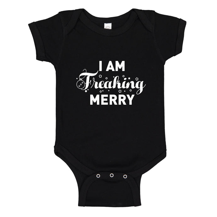 Baby Onesie Freaking Merry 100% Cotton Infant Bodysuit
