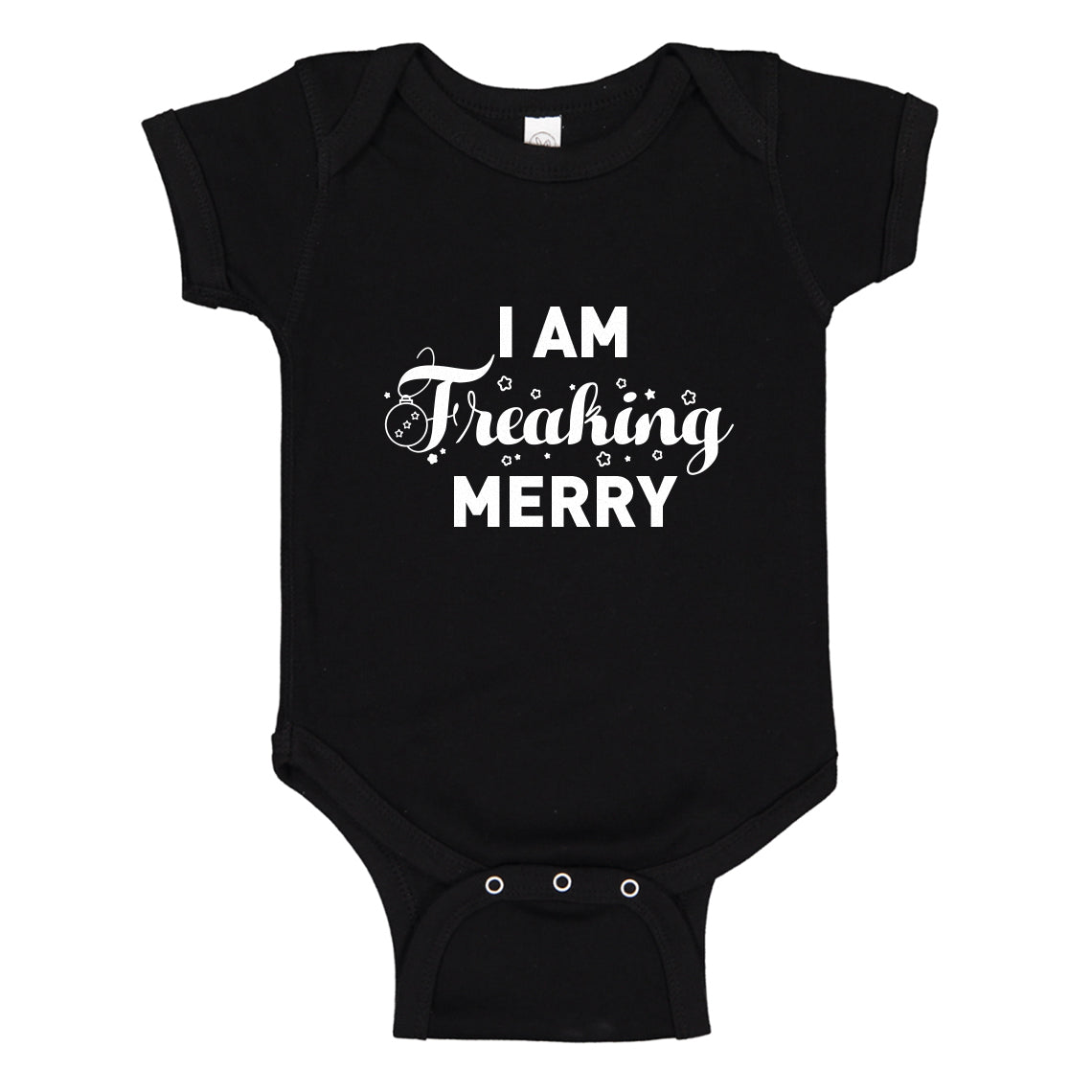 Baby Onesie Freaking Merry 100% Cotton Infant Bodysuit