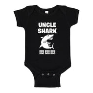 Baby Onesie Uncle Shark 100% Cotton Infant Bodysuit