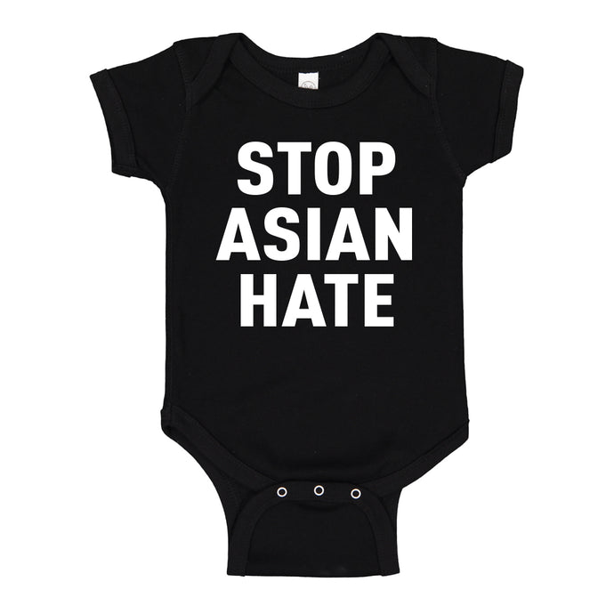 Baby Onesie STOP ASIAN HATE 100% Cotton Infant Bodysuit