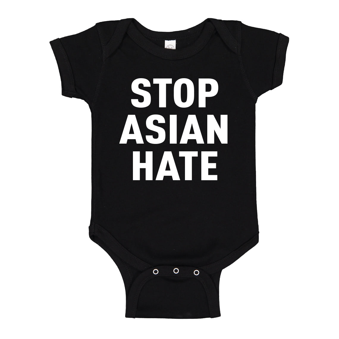 Baby Onesie STOP ASIAN HATE 100% Cotton Infant Bodysuit