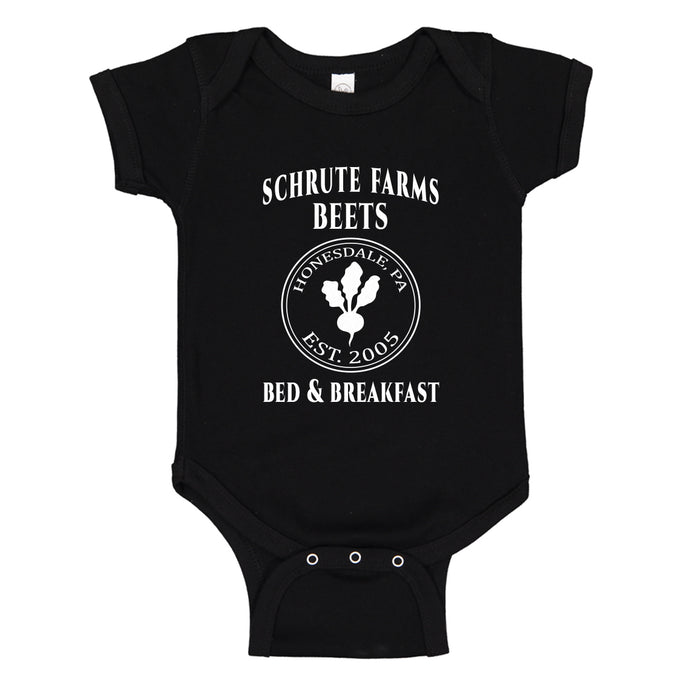 Baby Onesie Shrute Beets 100% Cotton Infant Bodysuit