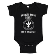 Baby Onesie Shrute Beets 100% Cotton Infant Bodysuit