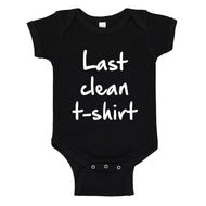 Baby Onesie Last Clean Tshirt 100% Cotton Infant Bodysuit