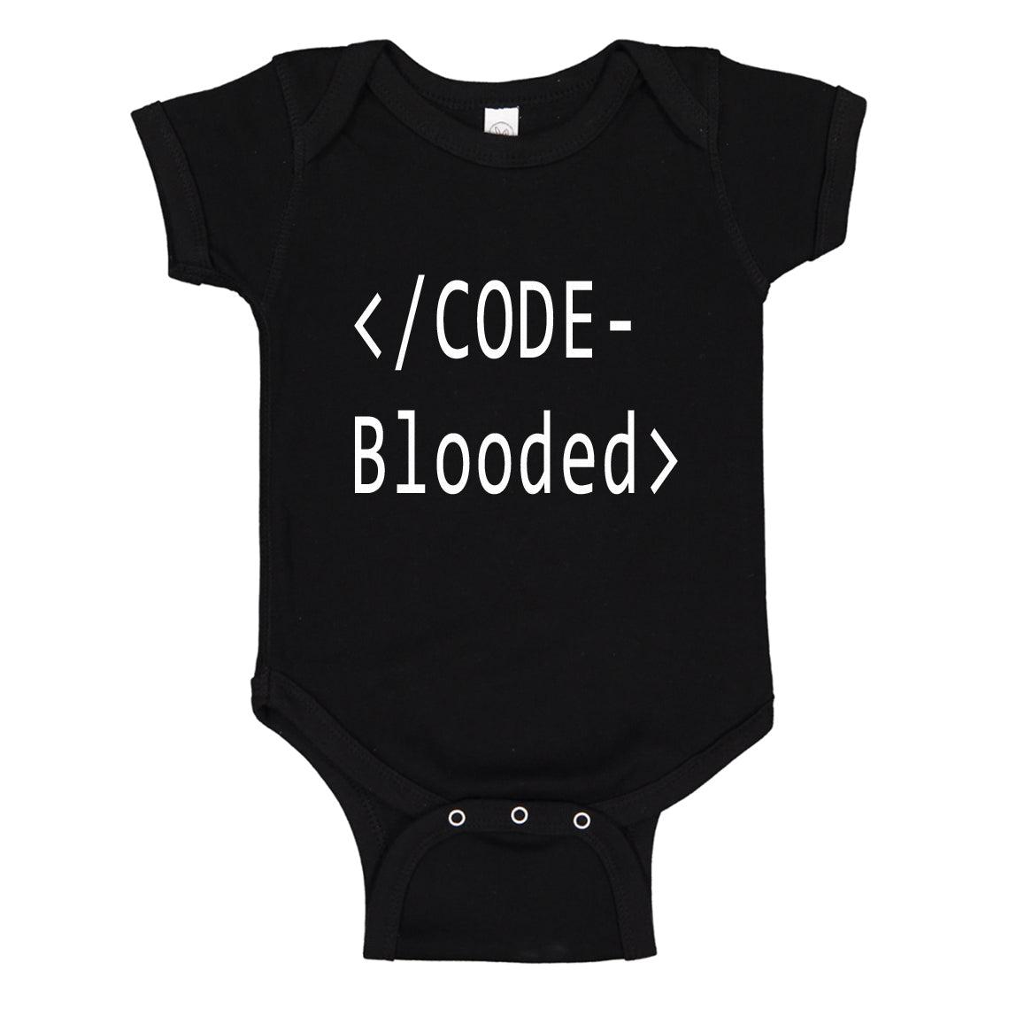 Baby Onesie Code Blooded 100% Cotton Infant Bodysuit