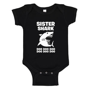Baby Onesie Sister Shark 100% Cotton Infant Bodysuit