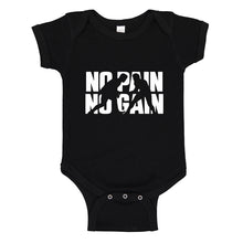 Baby Onesie No Pain No Gain 100% Cotton Infant Bodysuit