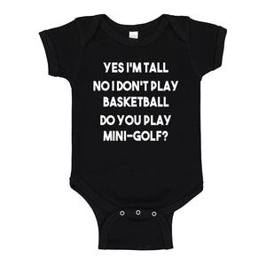Baby Onesie Yes I'm Tall 100% Cotton Infant Bodysuit