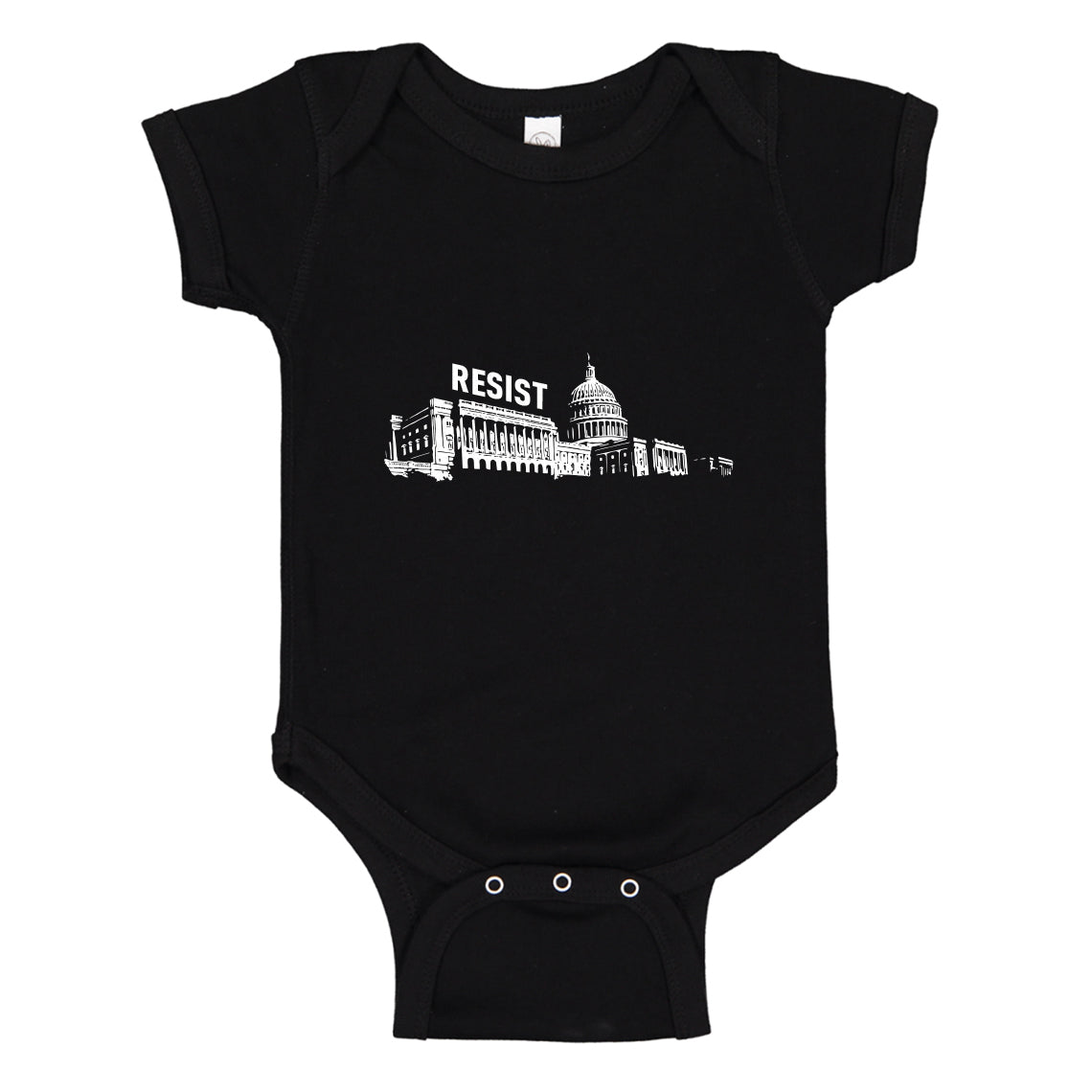 Baby Onesie Resist Capitol 100% Cotton Infant Bodysuit