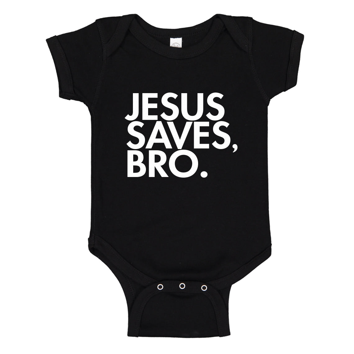 Baby Onesie Jesus Saves Bro 100% Cotton Infant Bodysuit
