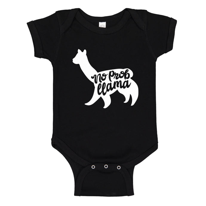 Baby Onesie No Prob llama 100% Cotton Infant Bodysuit