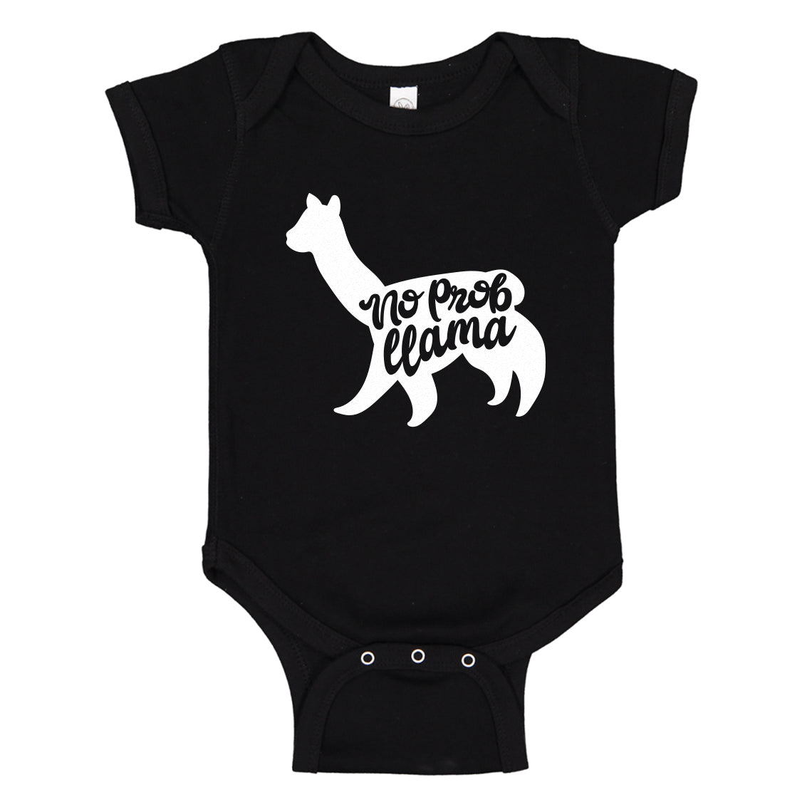 Baby Onesie No Prob llama 100% Cotton Infant Bodysuit